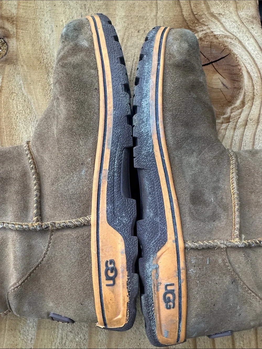 UGG Kids Brown Suede Classic Mid-Calf Boots